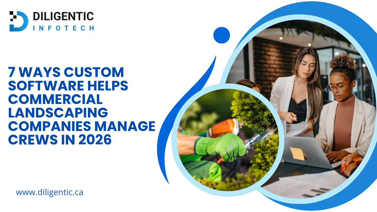 Custom software for scheduling and tracking commercial landscaping crews