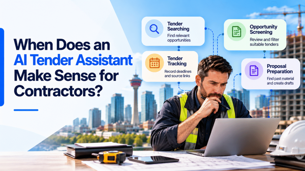 AI tender assistant for contractors
